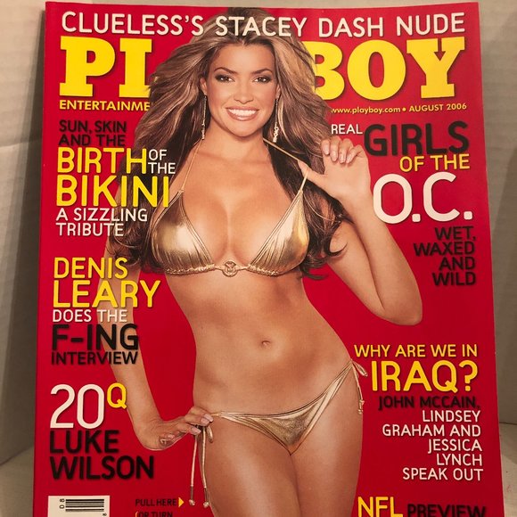 #55 Playboy August 2006 NICOLE VOSS Dash Orange County Luke Wilson Denis Leary - Picture 1 of 1
